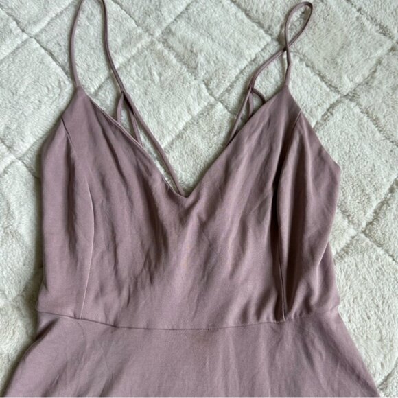 Lulu's | Shore Thing Mauve Skater Dress | Size Large - Picture 6 of 14